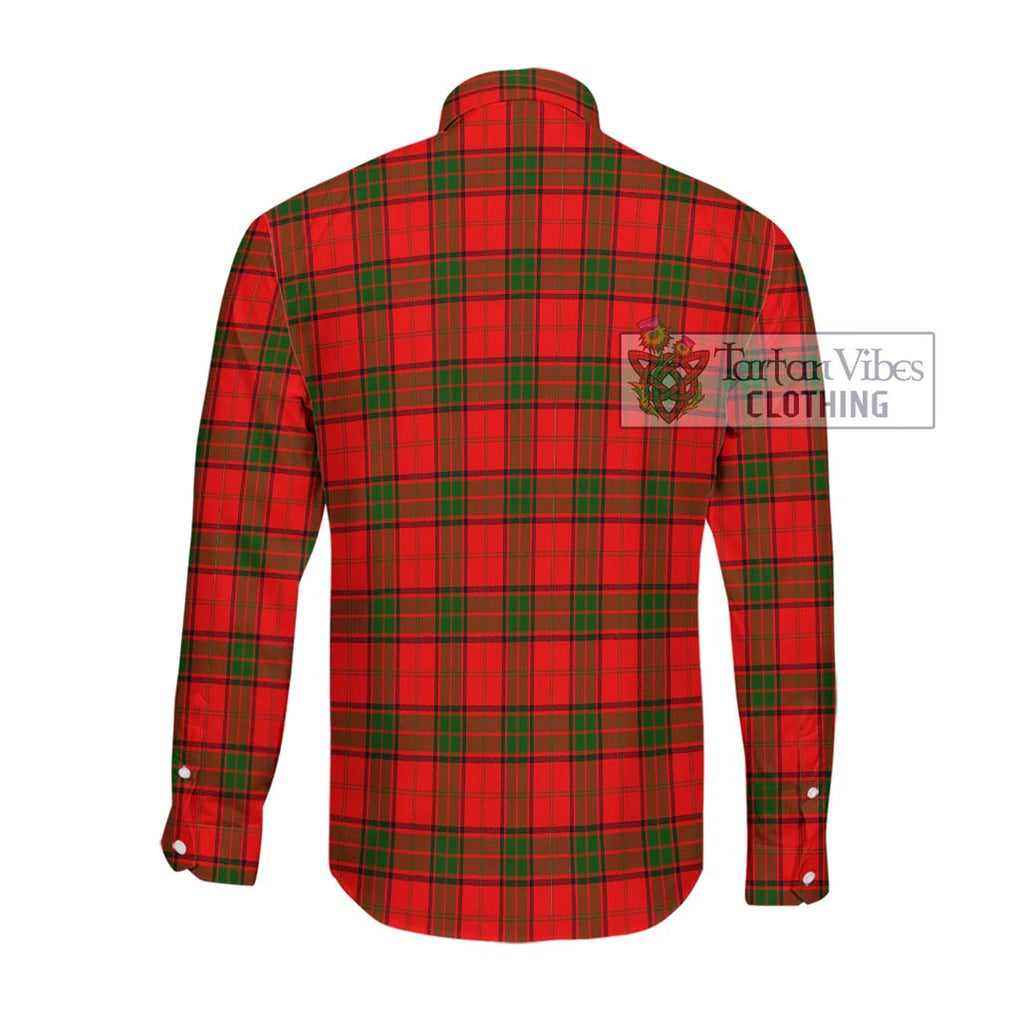 Adair Tartan Long Sleeve Button Shirt with Family Crest DNA In Me Style - Tartanvibesclothing Shop