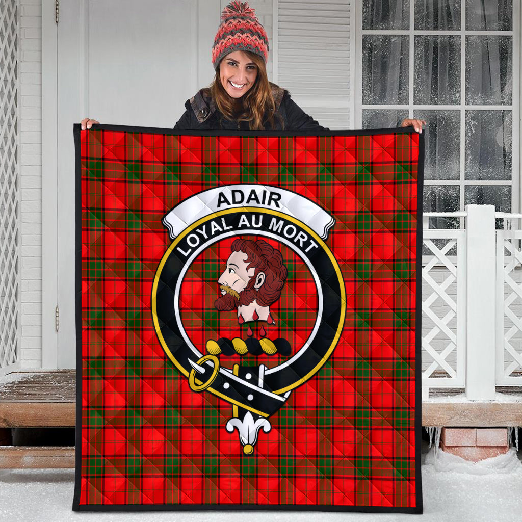 Adair Tartan Quilt with Family Crest - Tartanvibesclothing