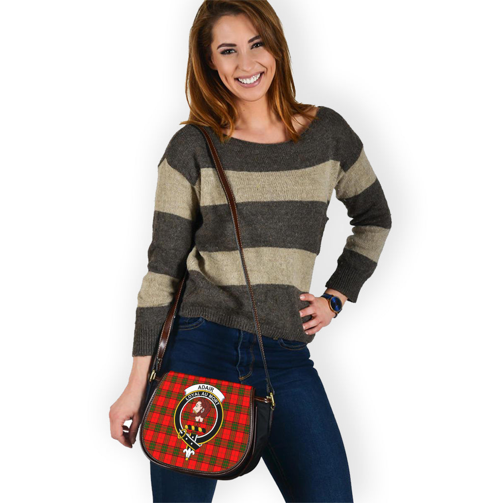 Adair Tartan Saddle Bag with Family Crest - Tartan Vibes Clothing