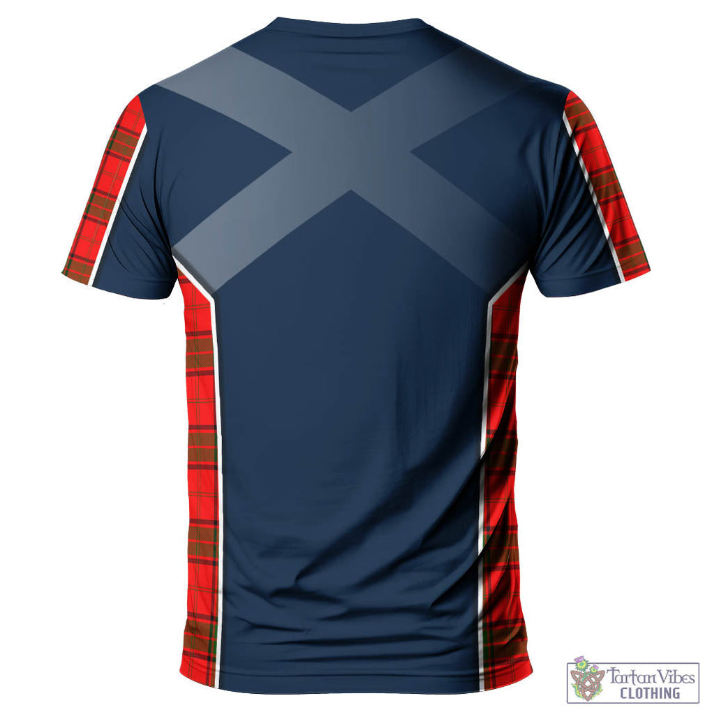 Tartan Vibes Clothing Adair Tartan T-Shirt with Family Crest and Lion Rampant Vibes Sport Style