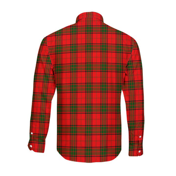 Adair Tartan Long Sleeve Button Up Shirt with Family Crest