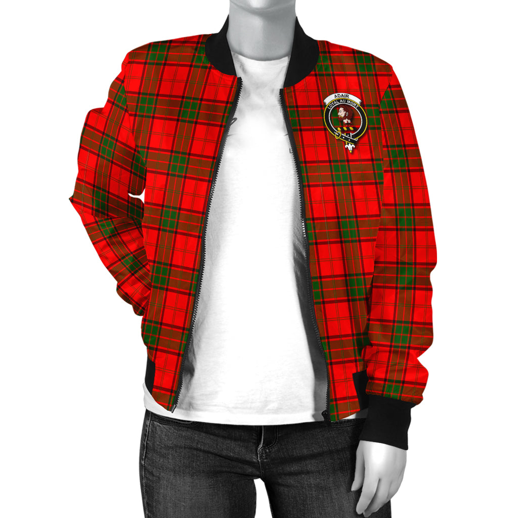 Adair Tartan Bomber Jacket with Family Crest - Tartanvibesclothing