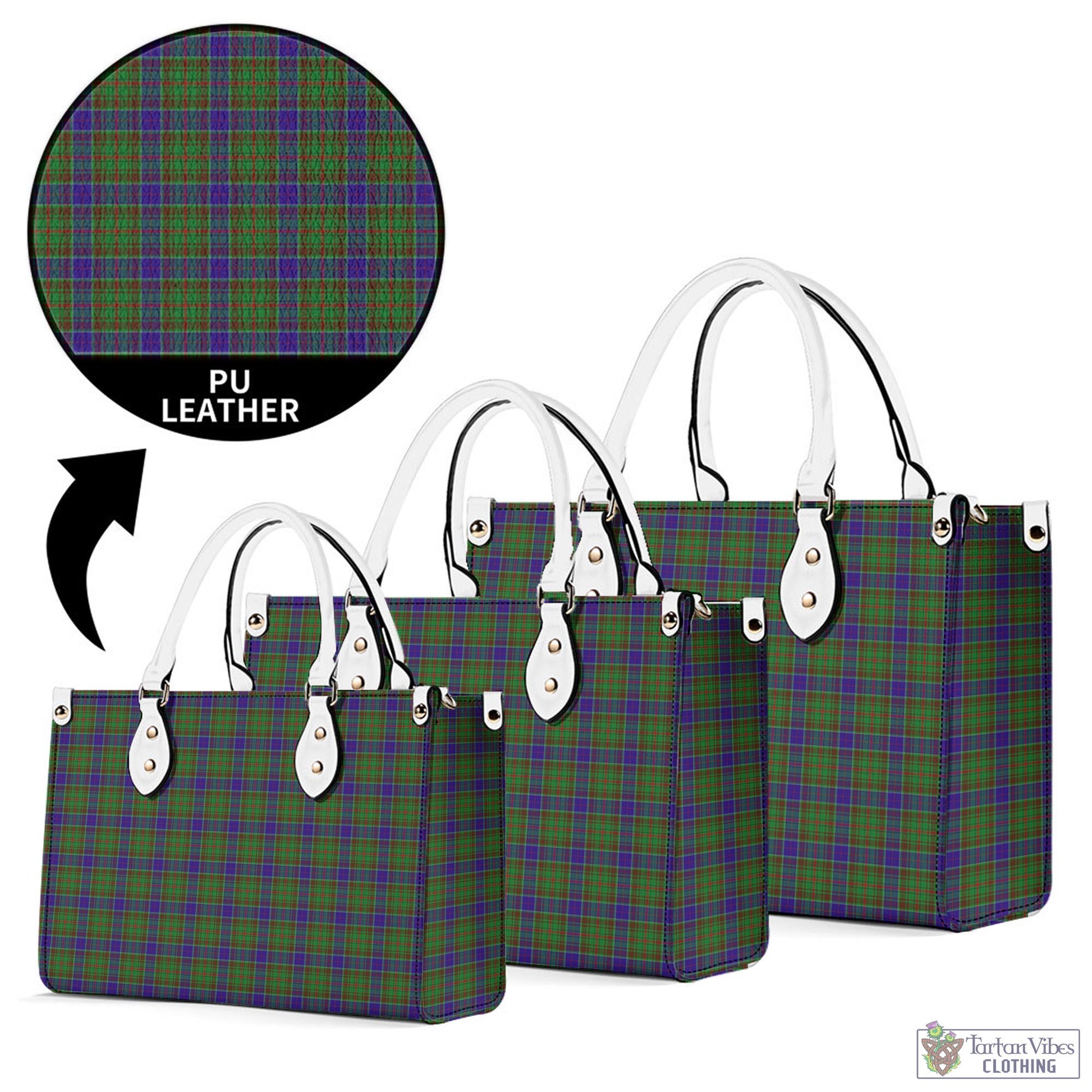 Tartan Vibes Clothing Adam Tartan Luxury Leather Handbags