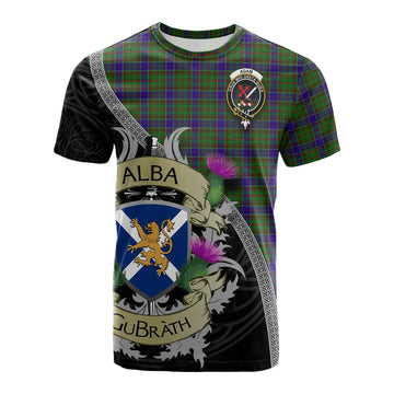 Adam Tartan Family Crest Cotton T-shirt Lion Rampant Royal Thistle Shield Celtic Inspired Kid's Shirt - Tartan Vibes Clothing