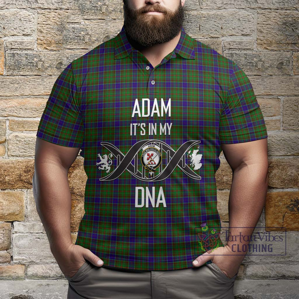 Adam Tartan Polo Shirt with Family Crest DNA In Me Style Kid - Tartanvibesclothing Shop