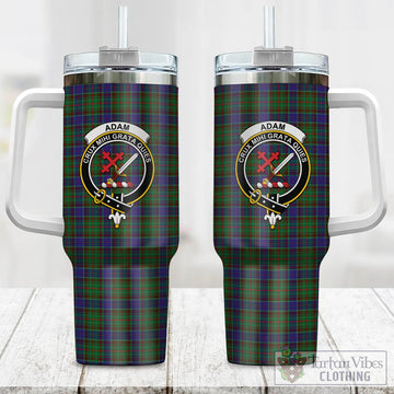 Adam Tartan and Family Crest Tumbler with Handle