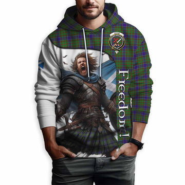 Adam Crest Tartan Hoodie Inspired by the Freedom of Scottish Warrior