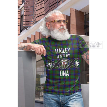 Adam Tartan Cotton T-shirt with Family Crest DNA In Me Style