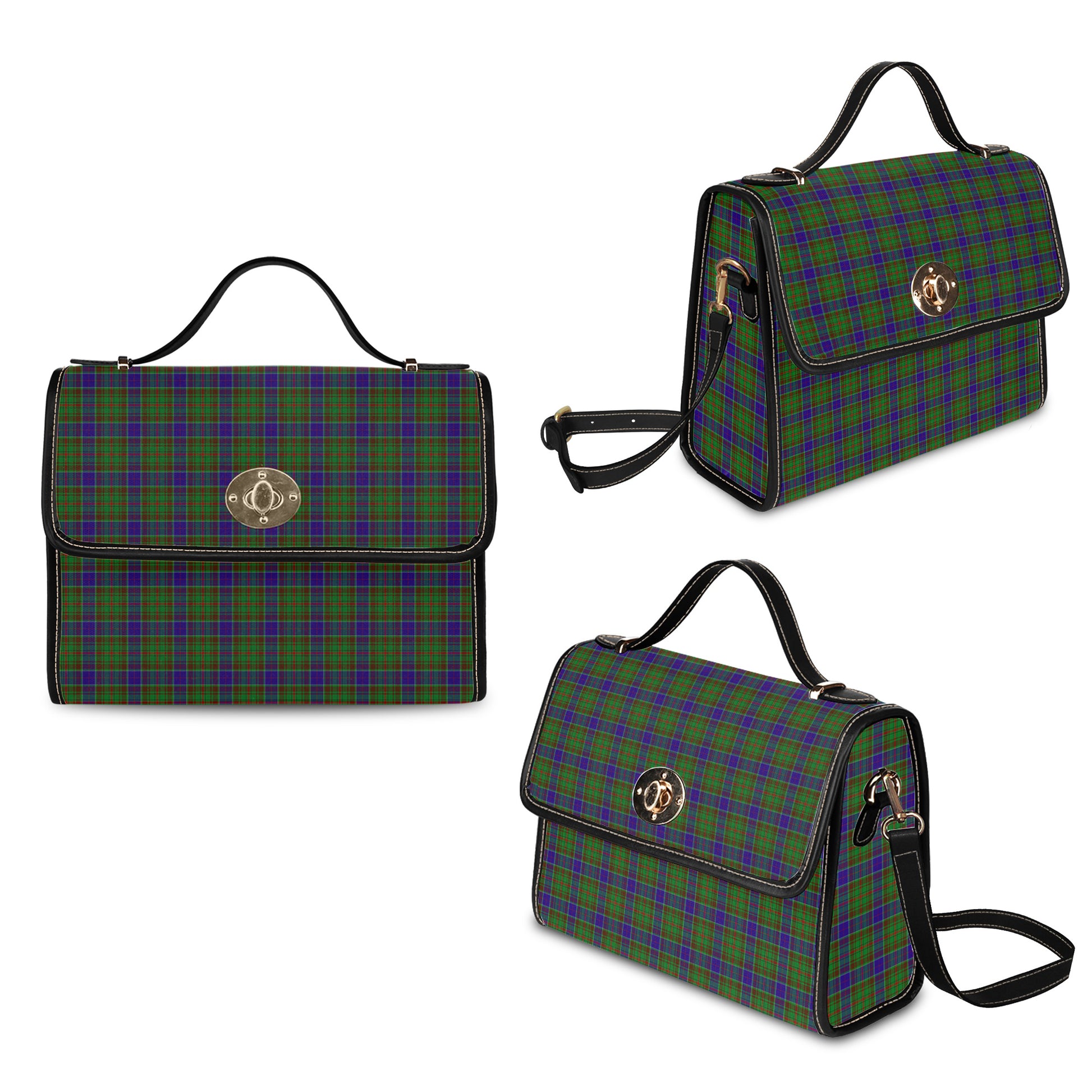 Adam Tartan Leather Strap Waterproof Canvas Bag One Size 34cm * 42cm (13.4" x 16.5") - Tartanvibesclothing