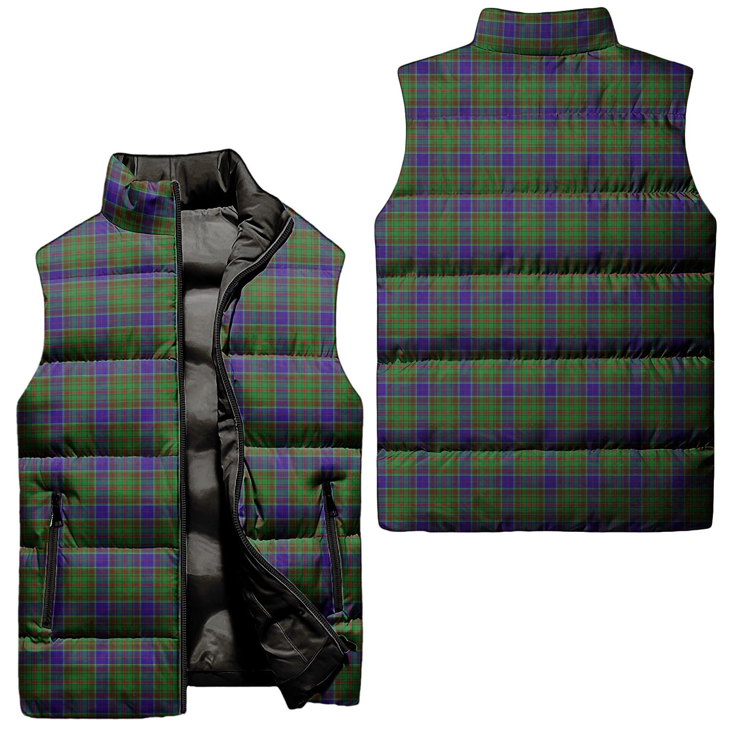 Adam Tartan Sleeveless Puffer Jacket Unisex - Tartanvibesclothing