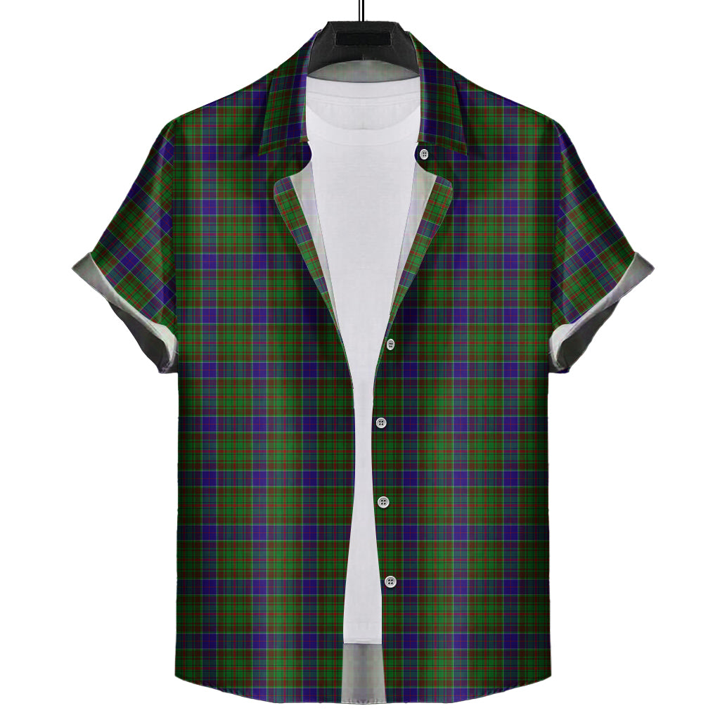 Adam Tartan Short Sleeve Button Down Shirt - Tartanvibesclothing