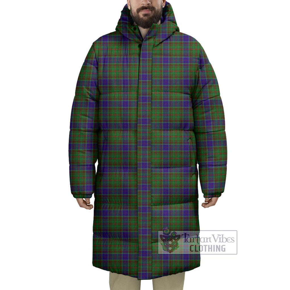 Tartan Vibes Clothing Adam Tartan Long Down Jacket