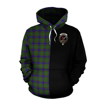 Adam Tartan Cotton Hoodie with Family Crest and Half Of Me Style