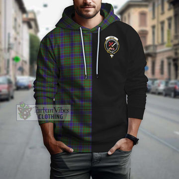 Adam Tartan Hoodie with Family Crest and Half Of Me Style