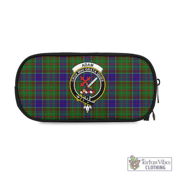 Adam Tartan Pen and Pencil Case with Family Crest