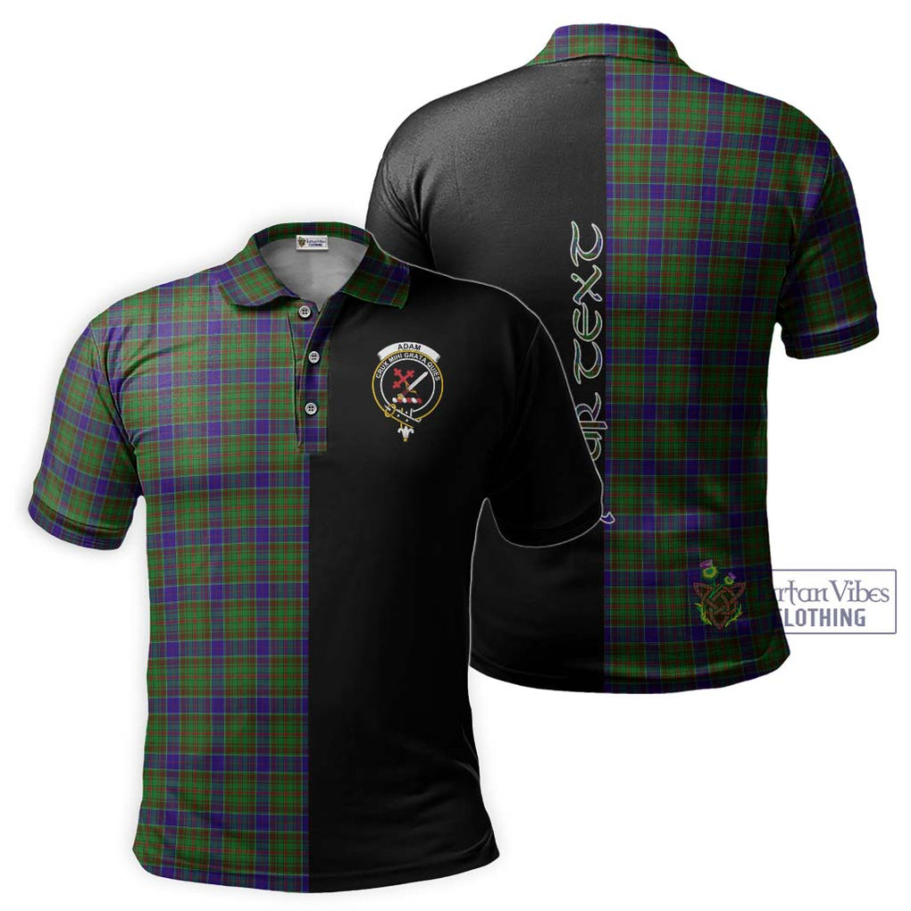 Adam Tartan Polo Shirt with Family Crest and Half Of Me Style Kid - Tartanvibesclothing Shop