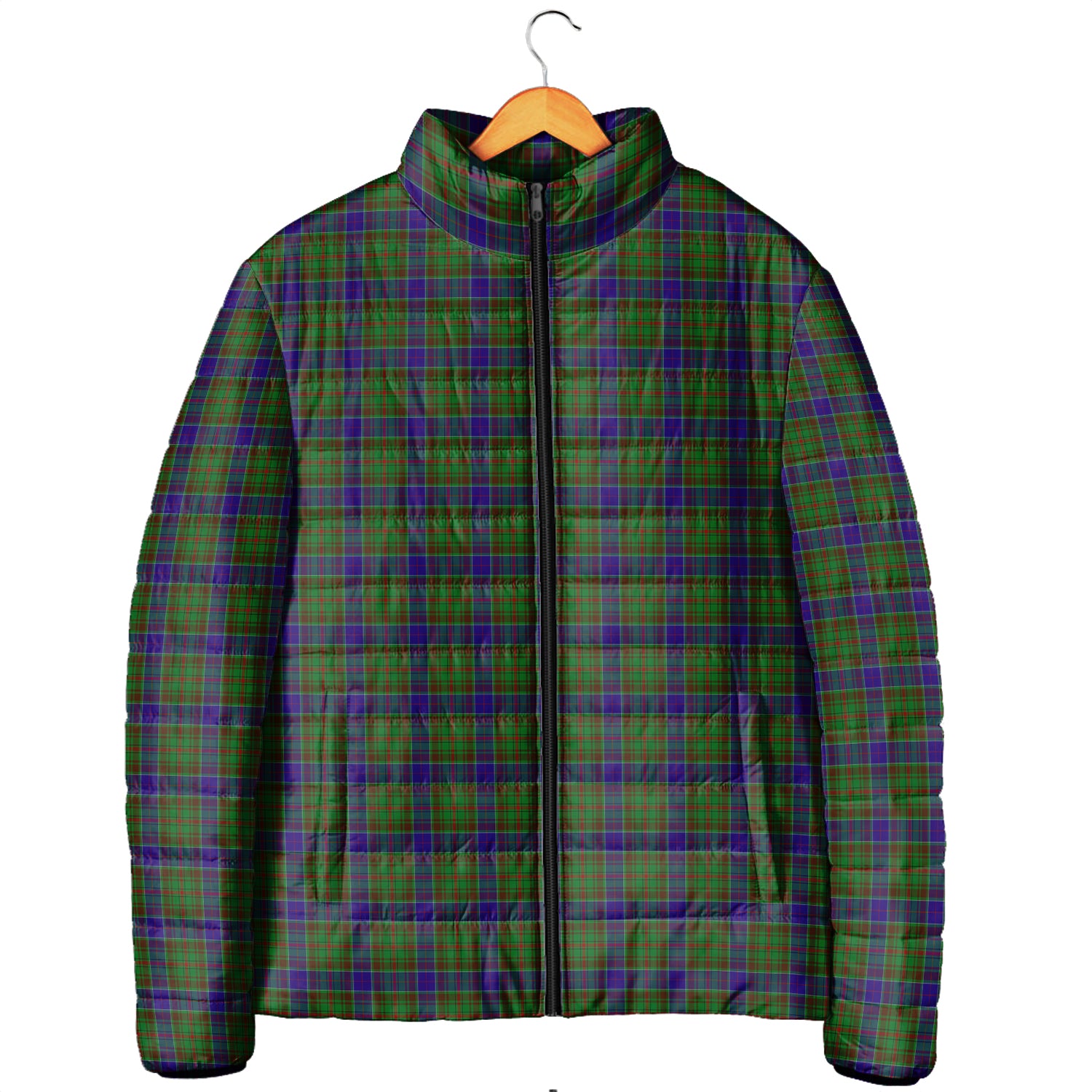 Adam Tartan Padded Jacket Men's Padded Jacket - Tartan Vibes Clothing