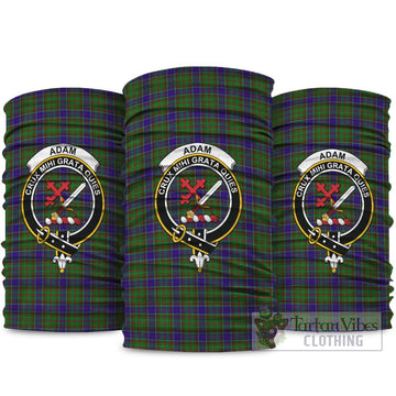 Adam Tartan Neck Gaiters, Tartan Bandanas, Tartan Head Band with Family Crest