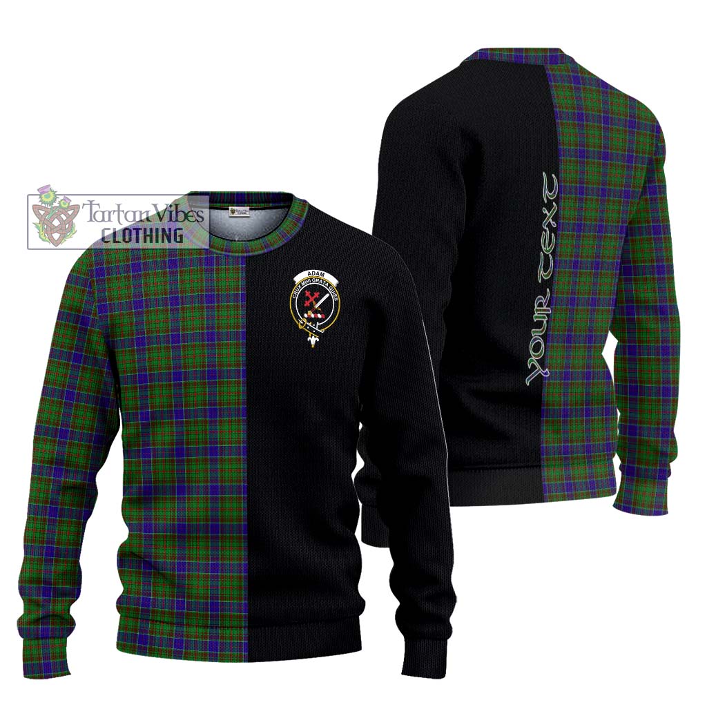 Tartan Vibes Clothing Adam Tartan Knitted Sweater with Family Crest and Half Of Me Style