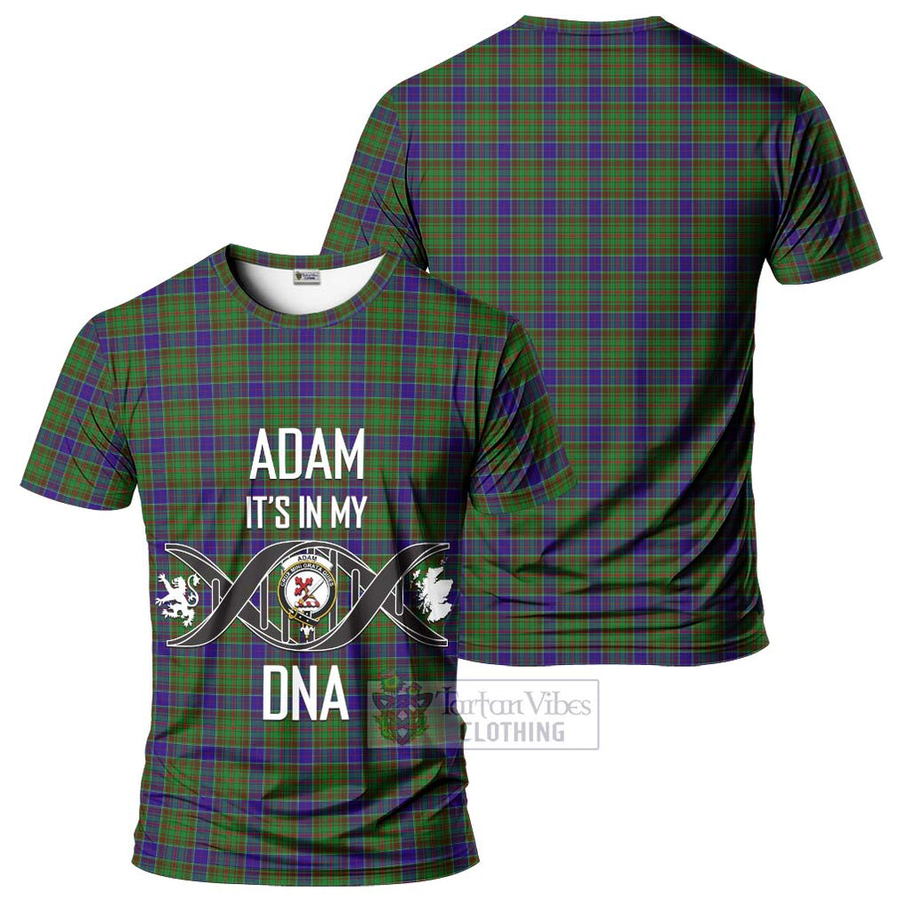 Adam Tartan T-Shirt with Family Crest DNA In Me Style - Tartan Vibes Clothing