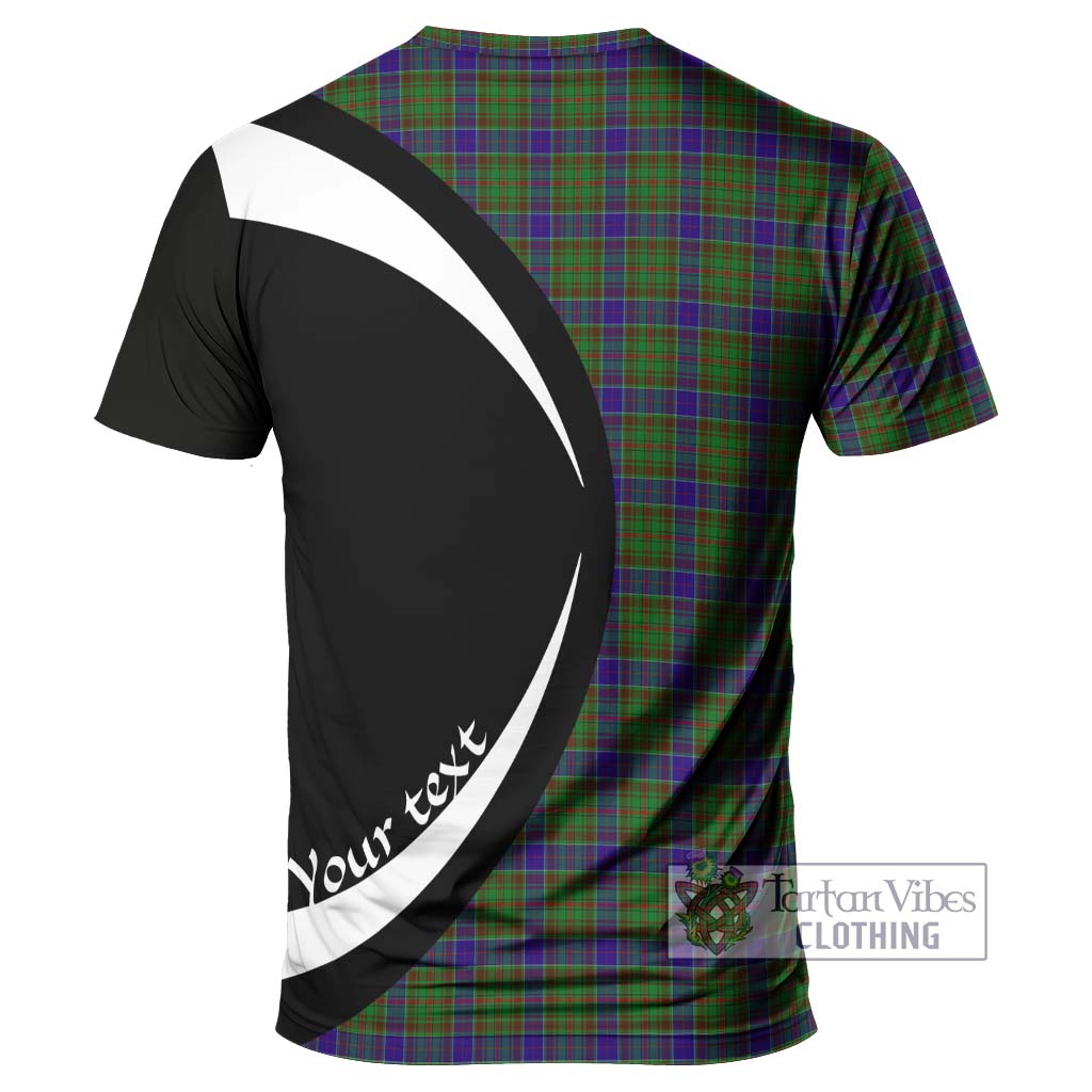 Tartan Vibes Clothing Adam Tartan T-Shirt with Family Crest Circle Style