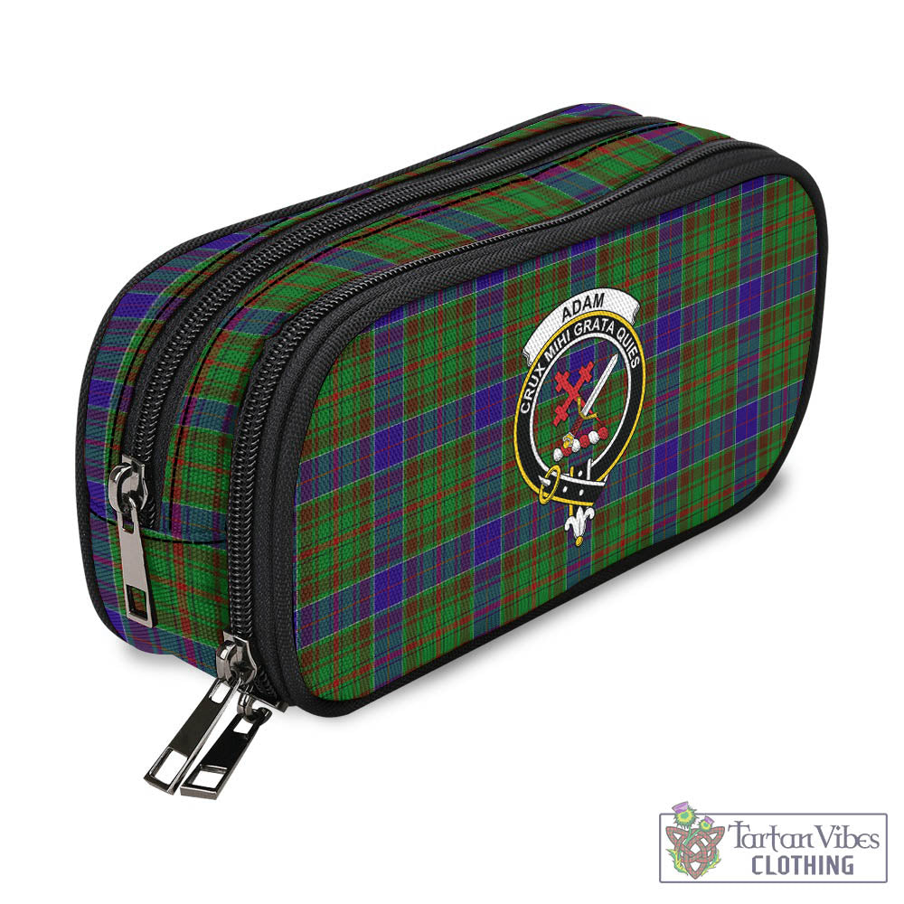 Tartan Vibes Clothing Adam Tartan Pen and Pencil Case with Family Crest