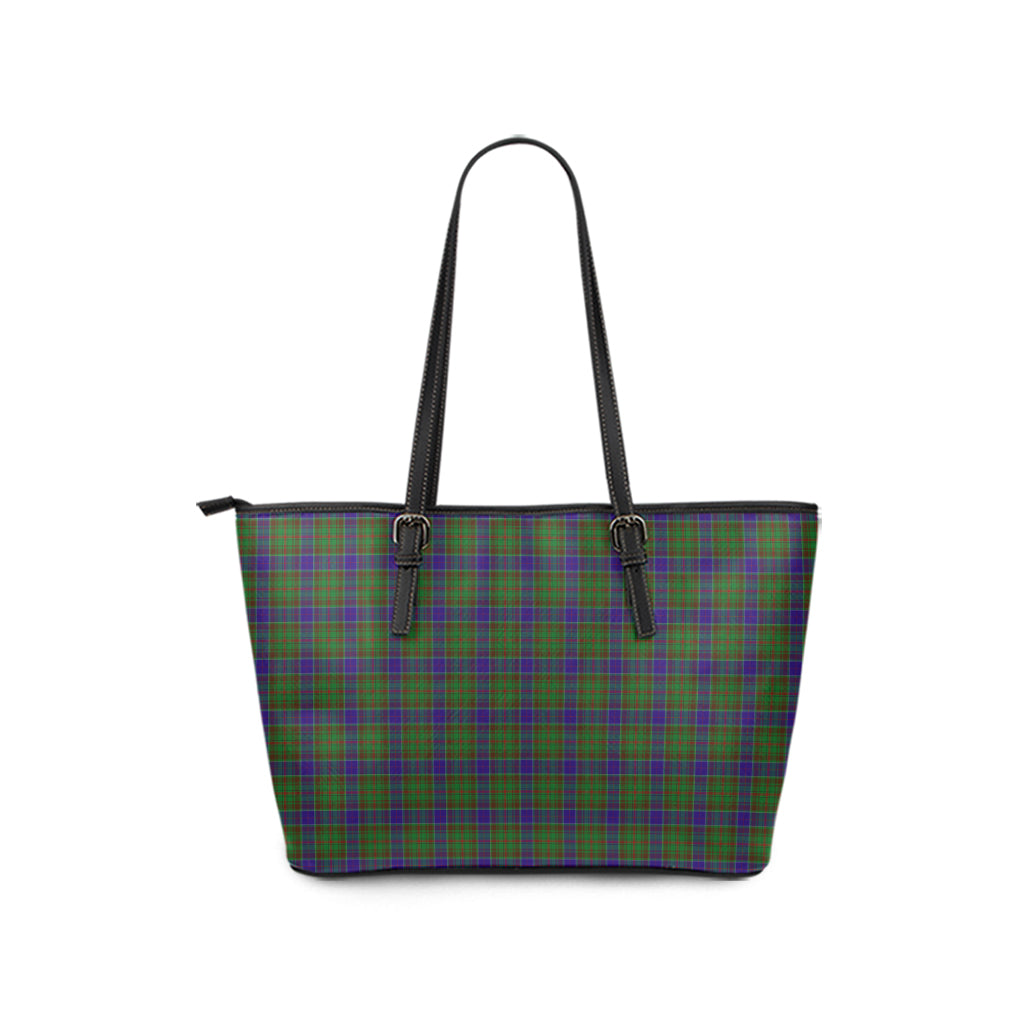 Adam Tartan Leather Tote Bag - Tartanvibesclothing