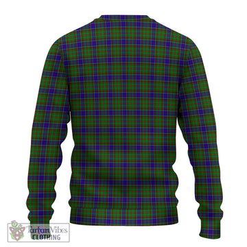 Adam Tartan Knitted Sweater with Family Crest DNA In Me Style