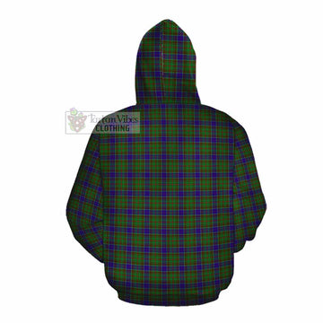 Adam Tartan Cotton Hoodie with Family Crest DNA In Me Style