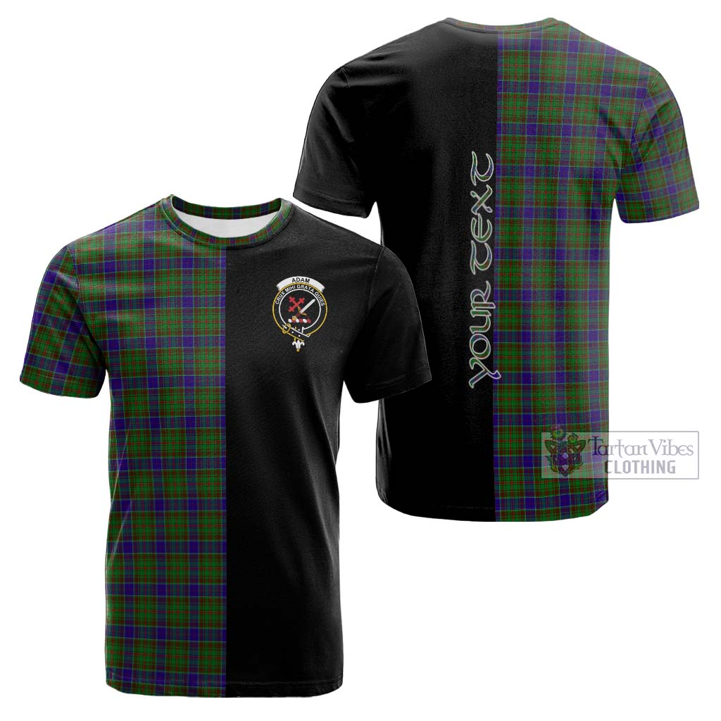 Tartan Vibes Clothing Adam Tartan Cotton T-shirt with Family Crest and Half Of Me Style