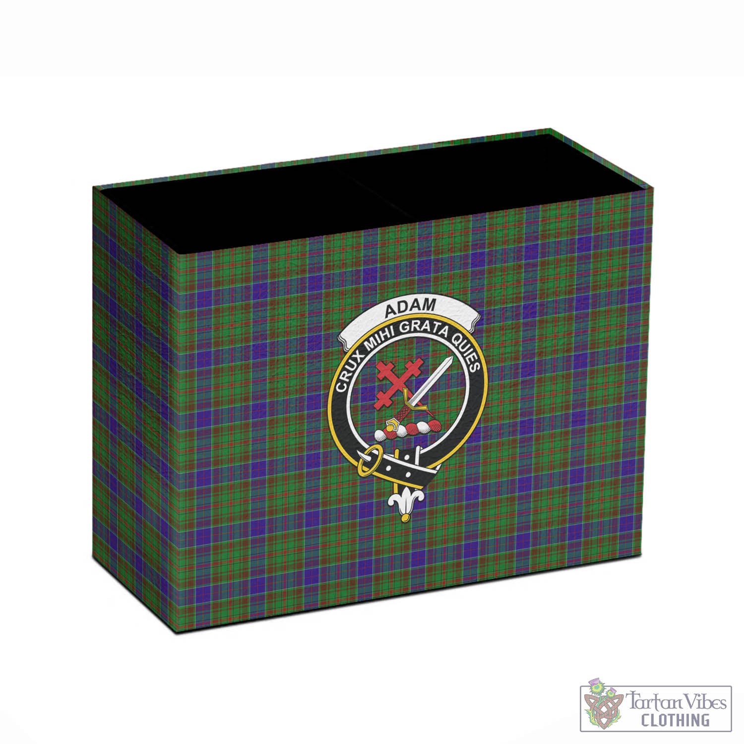 Tartan Vibes Clothing Adam Tartan Pen Holder with Family Crest