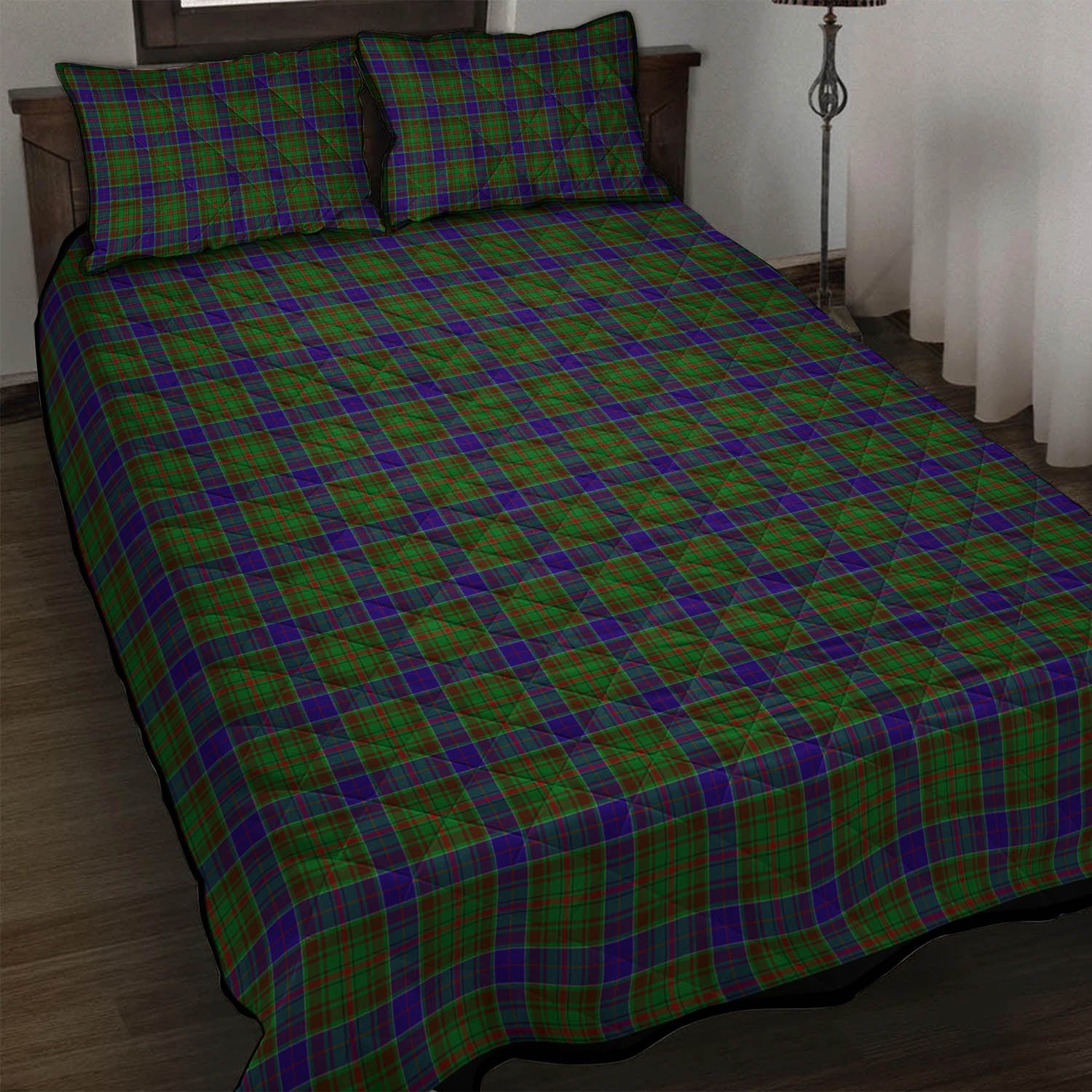 Adam Tartan Quilt Bed Set - Tartanvibesclothing
