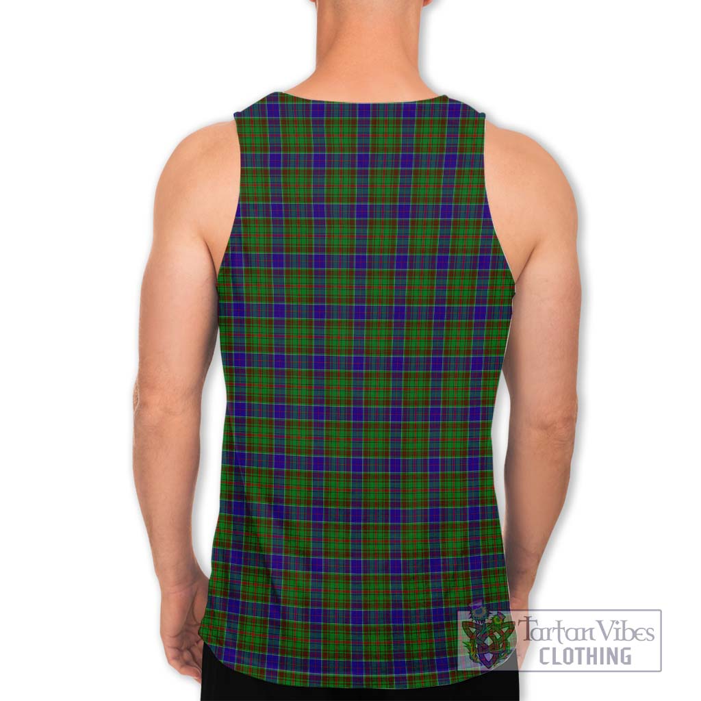 Tartan Vibes Clothing Adam Tartan Men's Tank Top with Family Crest DNA In Me Style