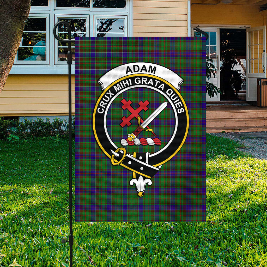 Adam Tartan Flag with Family Crest - Tartan Vibes Clothing