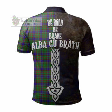 Adam Tartan Family Crest Polo Shirt Alba Gu Brath Be Brave Lion Ancient Style - Tartan Vibes Clothing