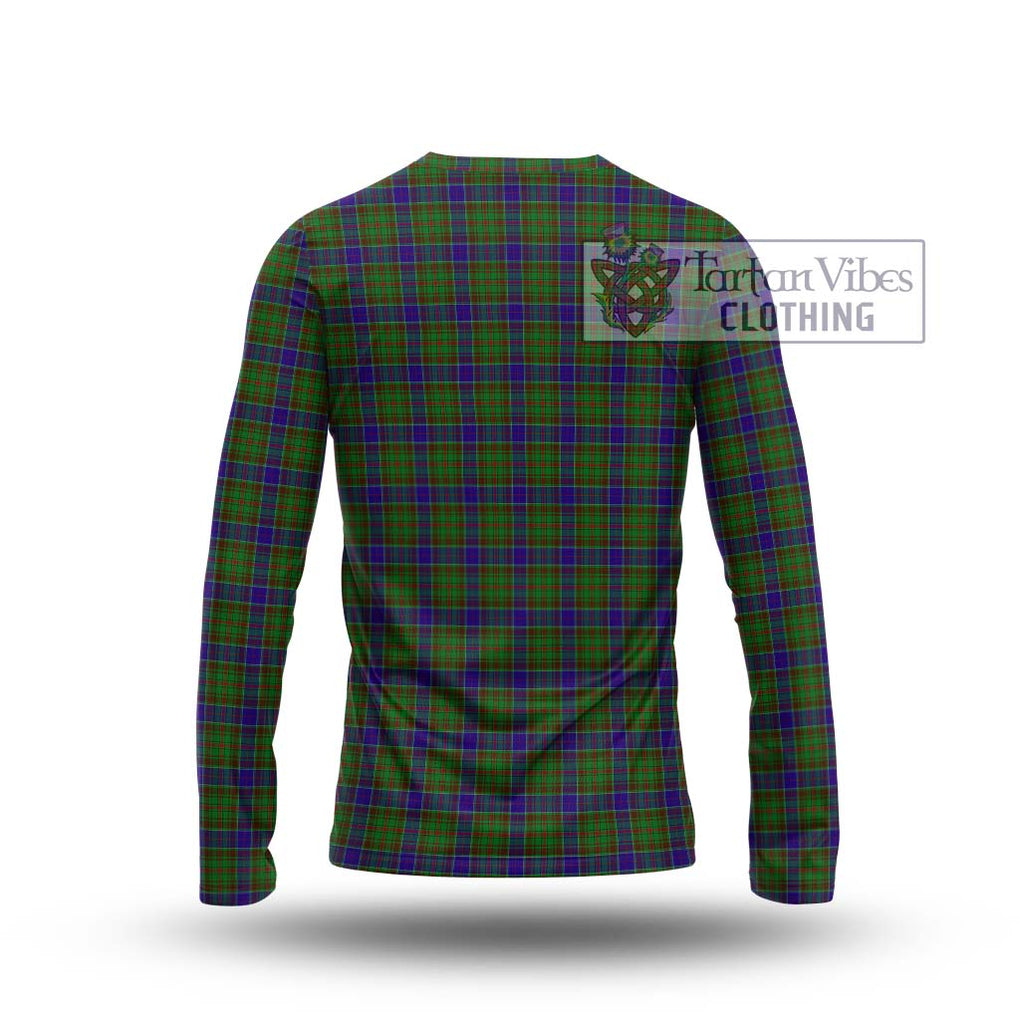 Adam Tartan Long Sleeve T-Shirt with Family Crest DNA In Me Style - Tartanvibesclothing Shop