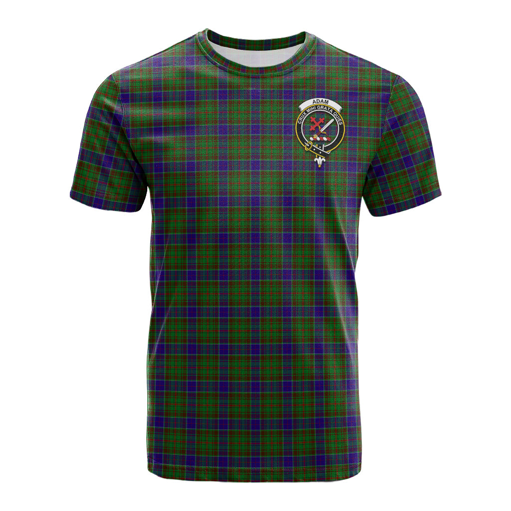 Adam Tartan T-Shirt with Family Crest - Tartan Vibes Clothing