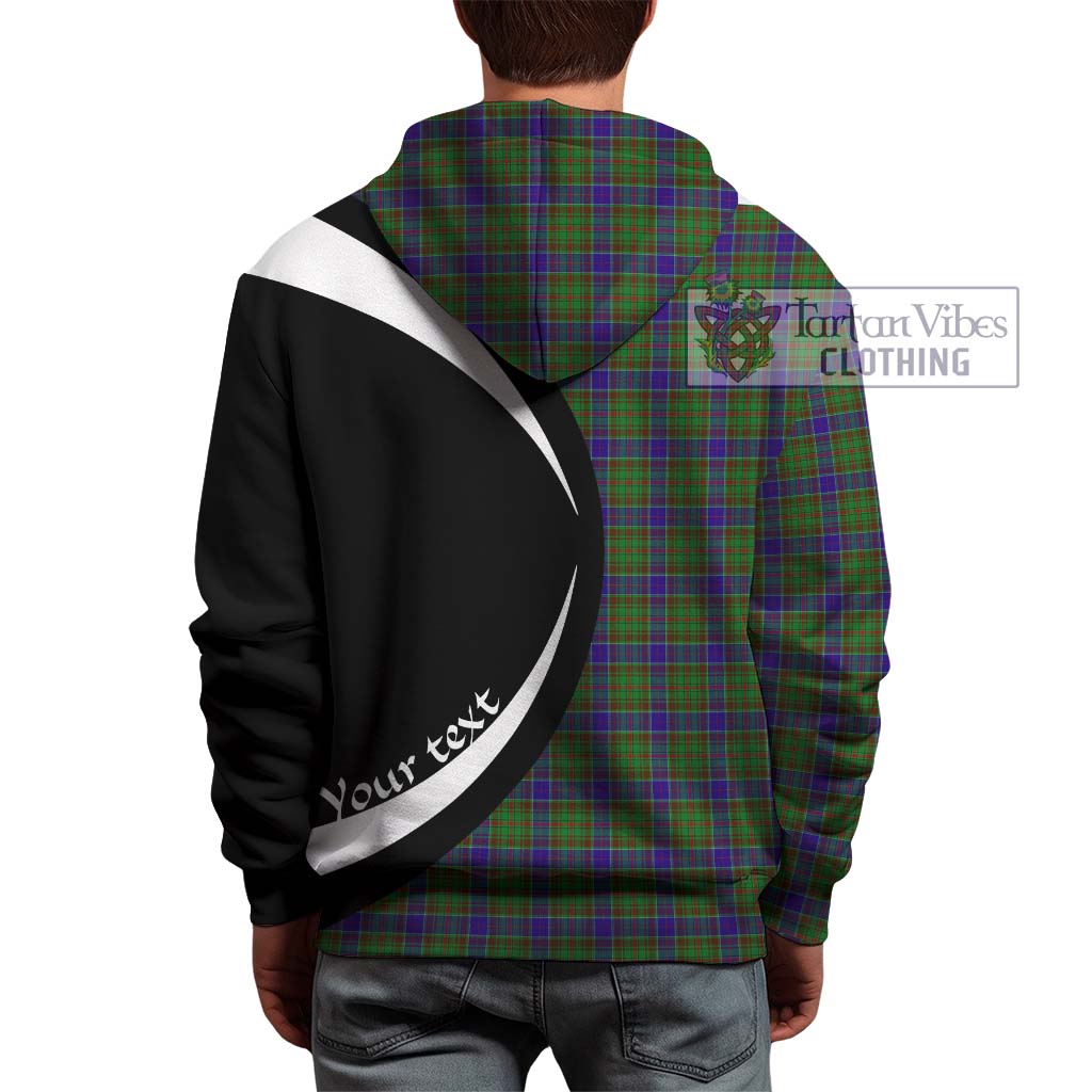 Tartan Vibes Clothing Adam Tartan Hoodie with Family Crest Circle Style