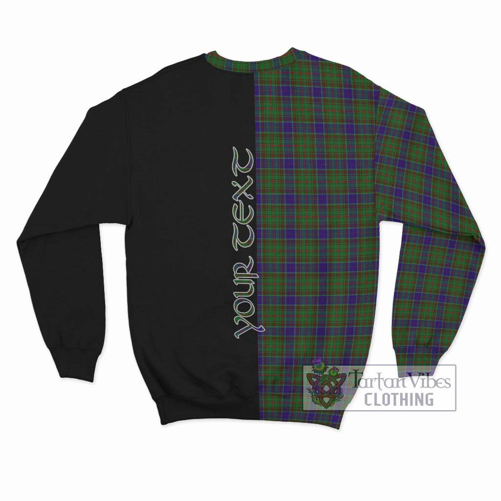 Adam Tartan Sweatshirt with Family Crest and Half Of Me Style - Tartanvibesclothing Shop