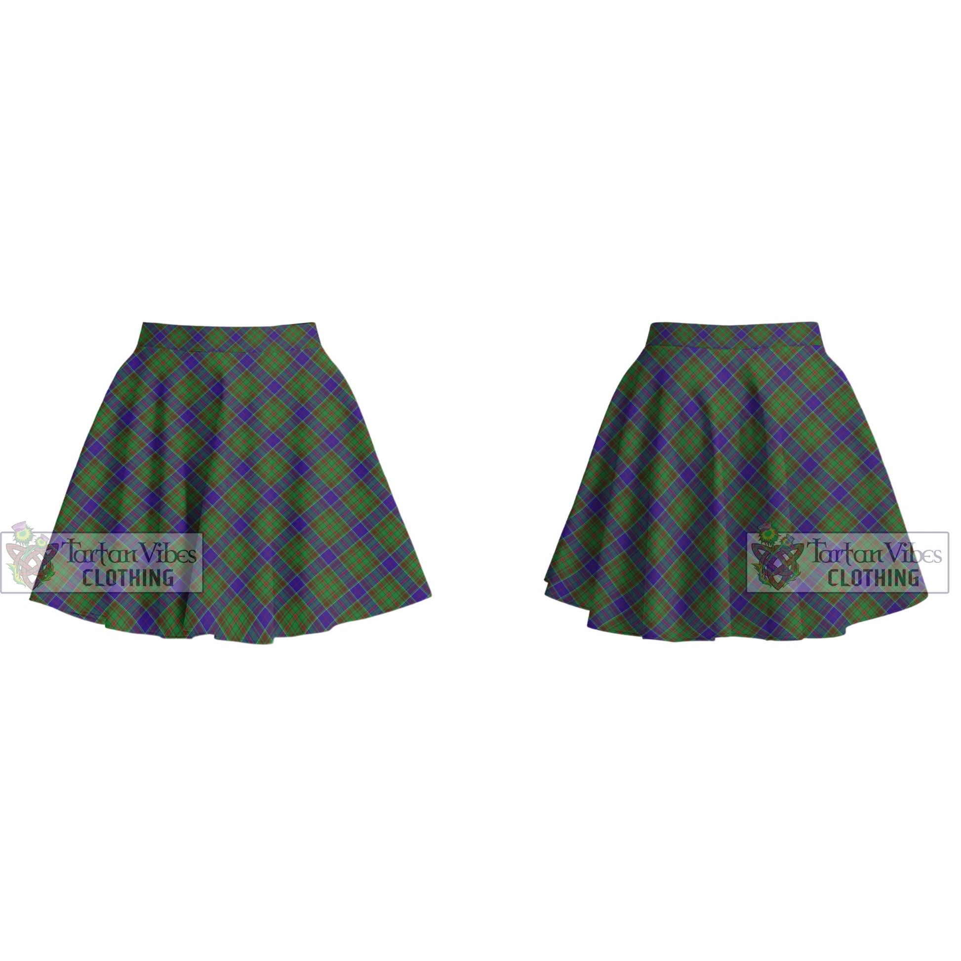 Tartan Vibes Clothing Adam Tartan Women's Plated Mini Skirt