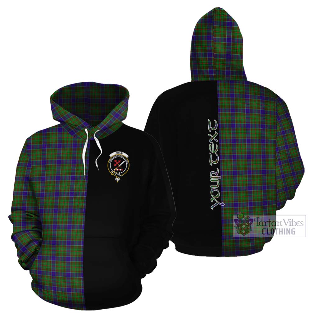 Tartan Vibes Clothing Adam Tartan Cotton Hoodie with Family Crest and Half Of Me Style