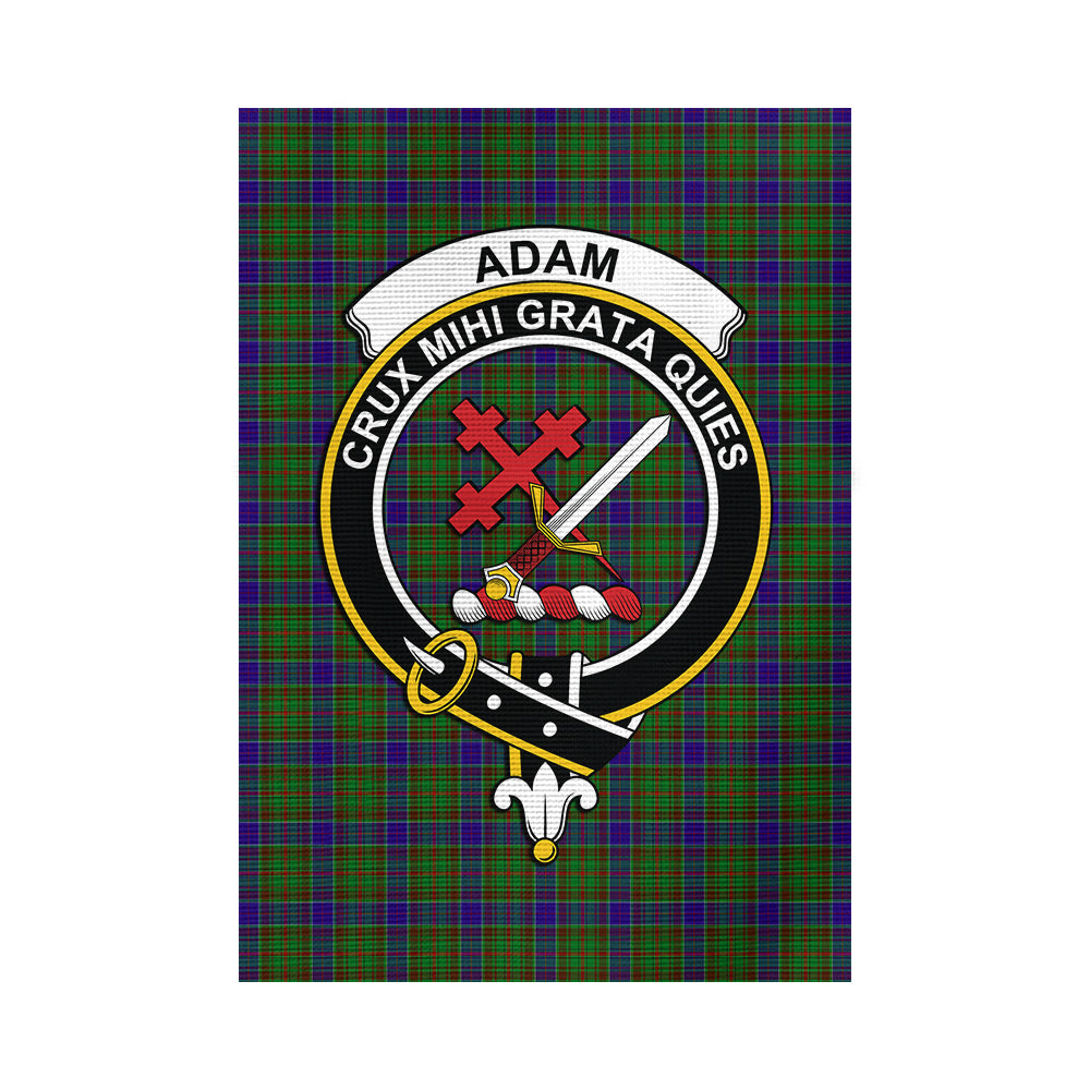 Adam Tartan Flag with Family Crest - Tartan Vibes Clothing