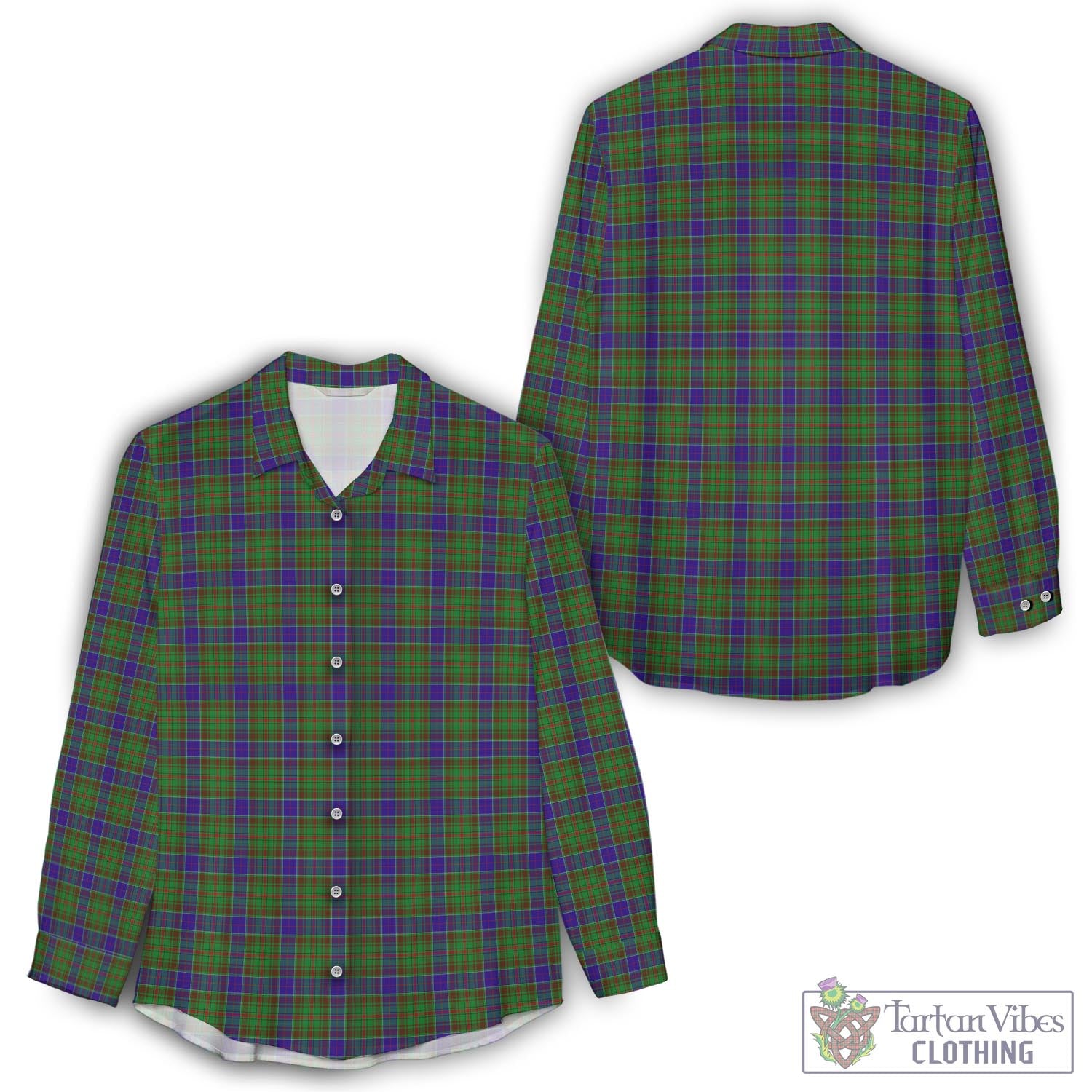 Adam Tartan Womens Casual Shirt