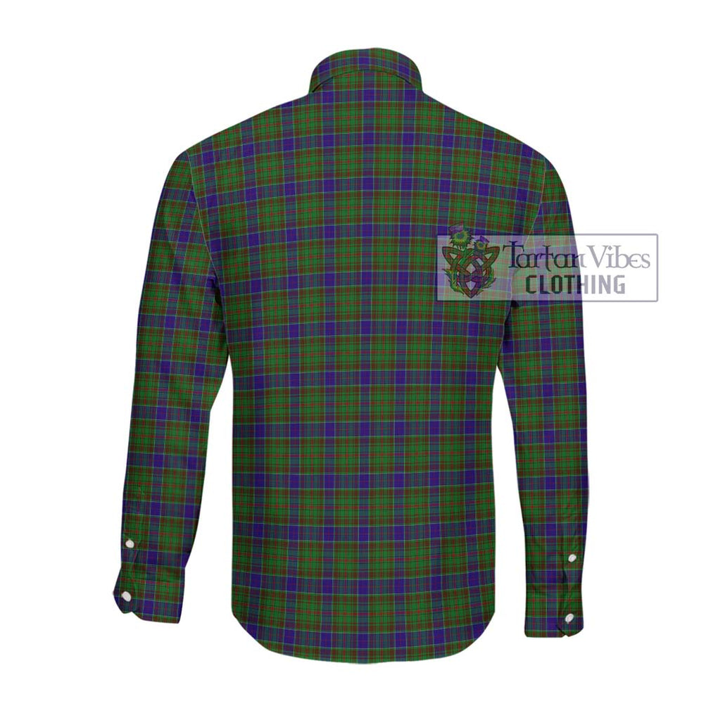 Adam Tartan Long Sleeve Button Shirt with Family Crest DNA In Me Style - Tartanvibesclothing Shop