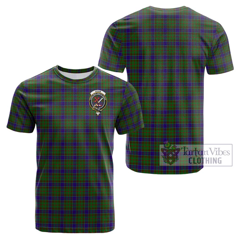 Tartan Vibes Clothing Adam Tartan Cotton T-Shirt with Family Crest