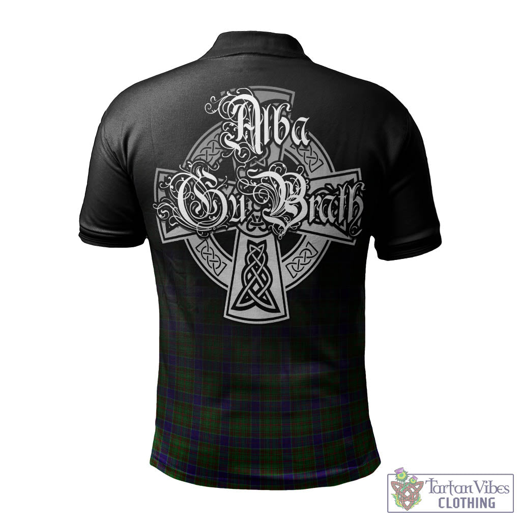 Tartan Vibes Clothing Adam Tartan Polo Shirt Featuring Alba Gu Brath Family Crest Celtic Inspired