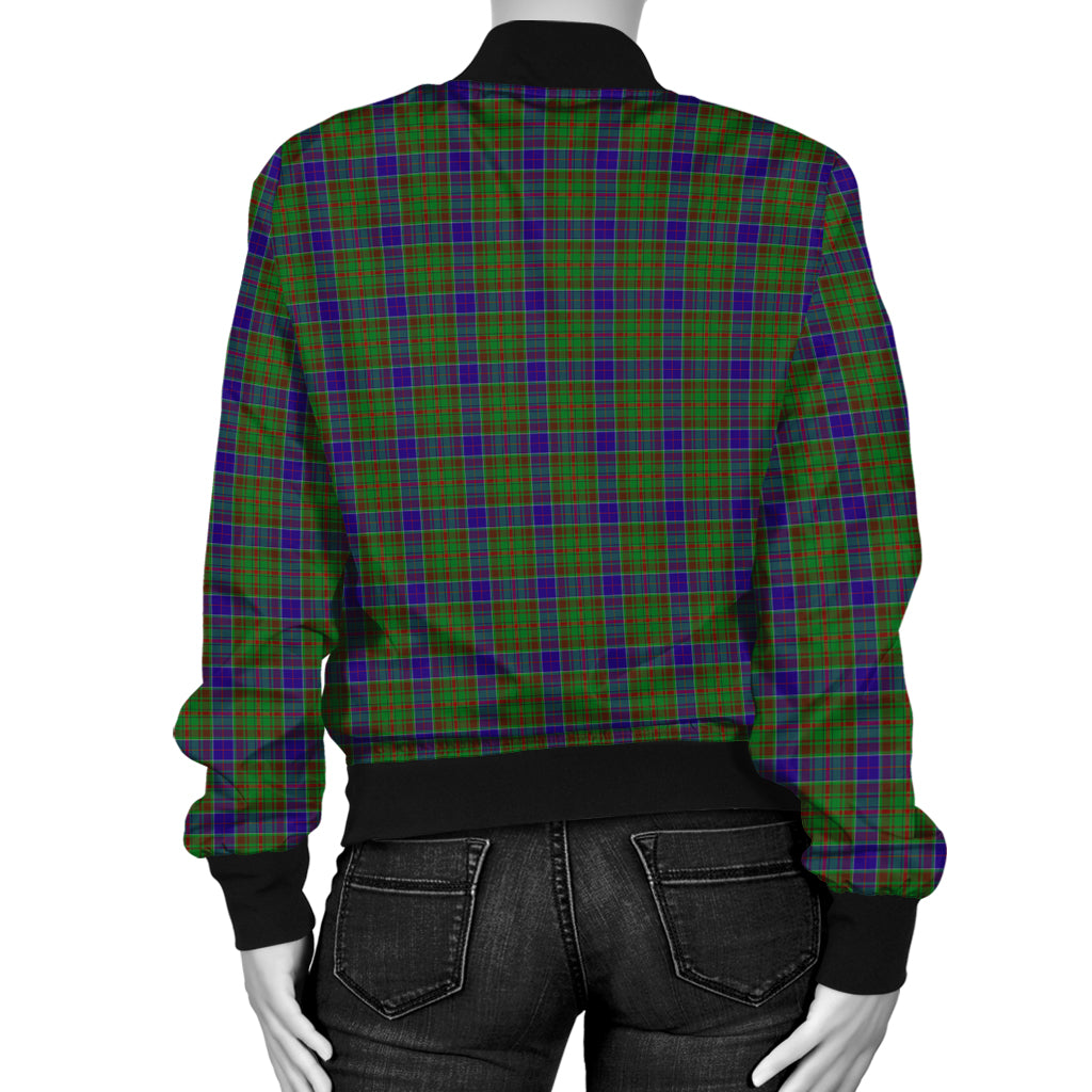 Adam Tartan Bomber Jacket with Family Crest - Tartanvibesclothing