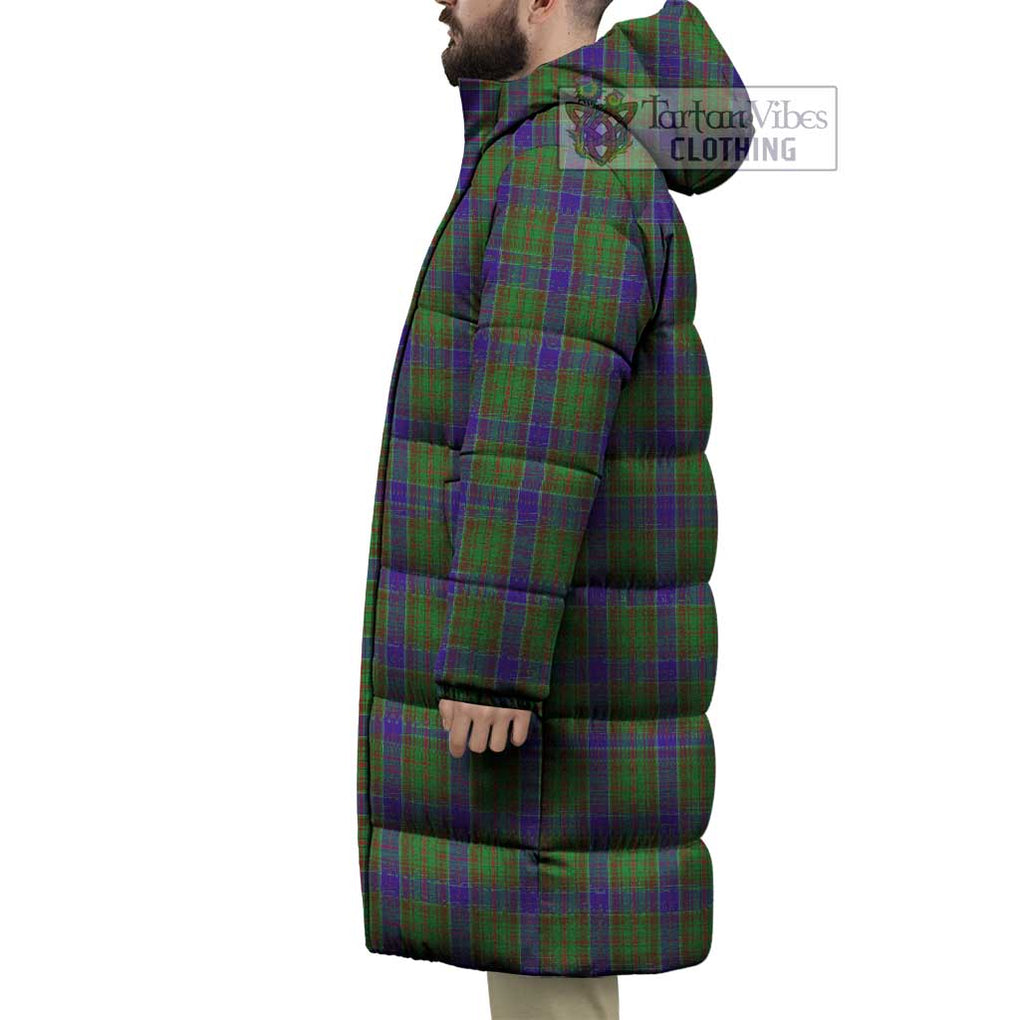 Tartan Vibes Clothing Adam Tartan Long Down Jacket