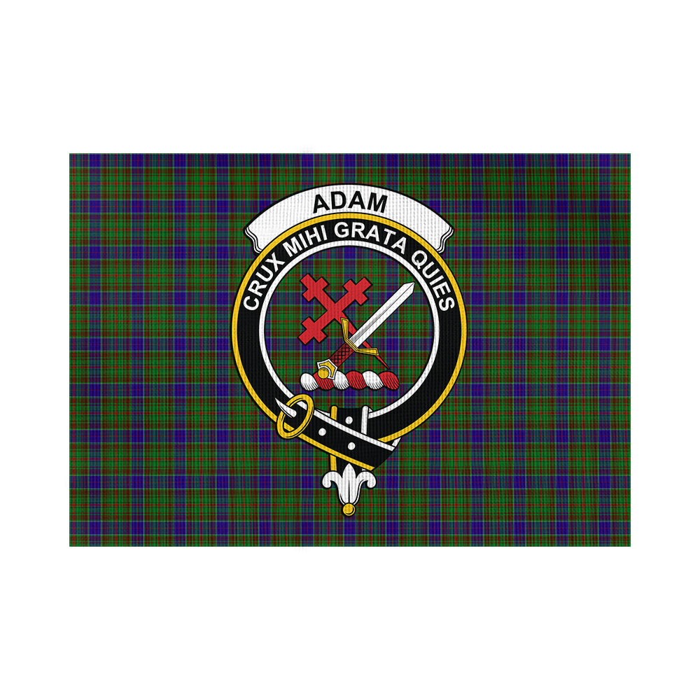 Adam Tartan Flag with Family Crest - Tartan Vibes Clothing