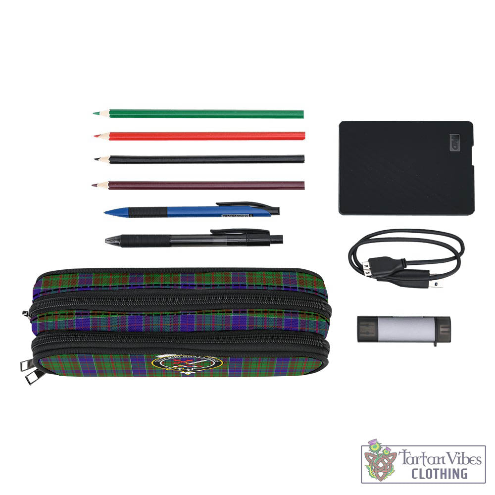 Tartan Vibes Clothing Adam Tartan Pen and Pencil Case with Family Crest